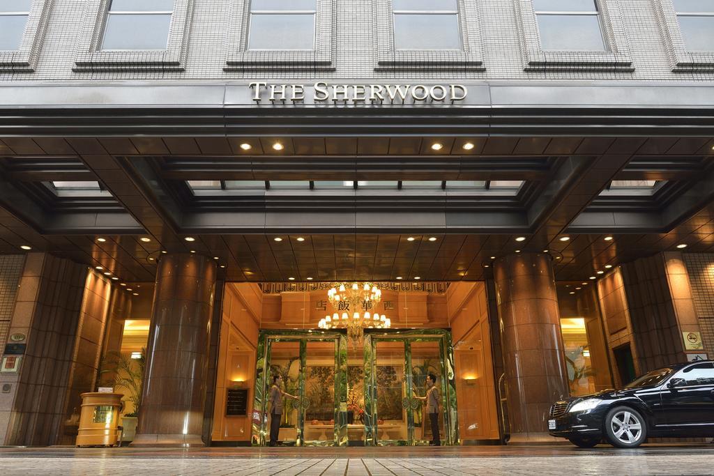 فندق ذا شير وود تايبي تايبيه المظهر الخارجي الصورة The entrance of The Sherwood